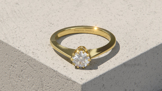 0.50Ct Diamond Solitaire Ring - 9ct Gold